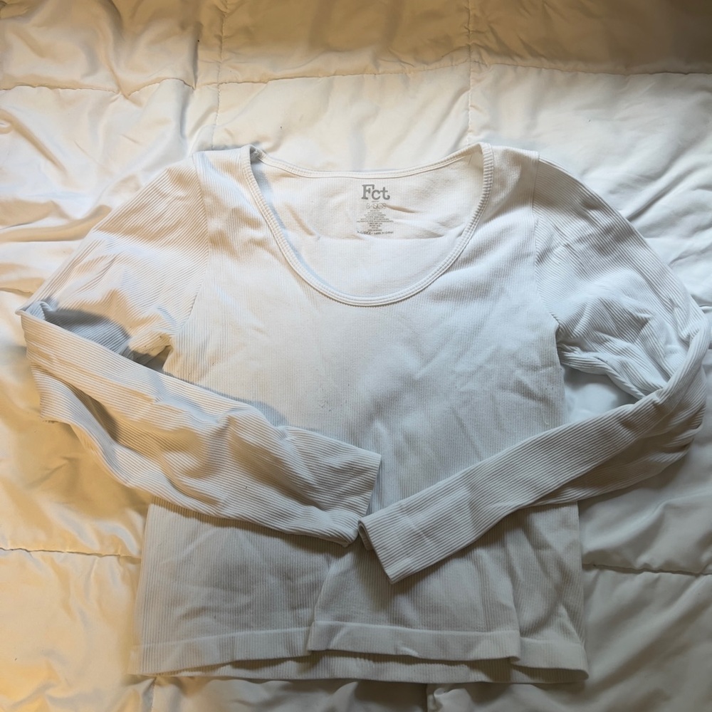 F&T Women's Long Sleeve Tee - White